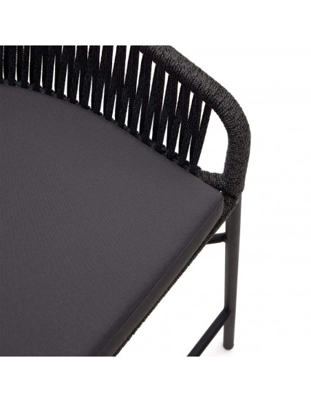 Tamborete terraço Yanet 65 de corda, aço galvanizado