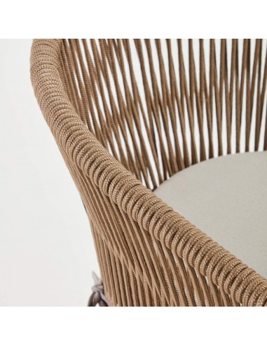 Tamborete terraço Yanet 65 de corda, aço...