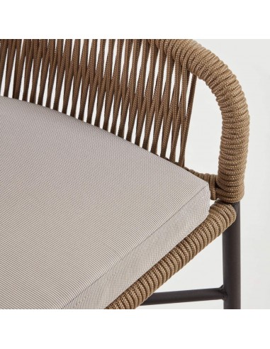 Tamborete terraço Yanet 65 de corda, aço...