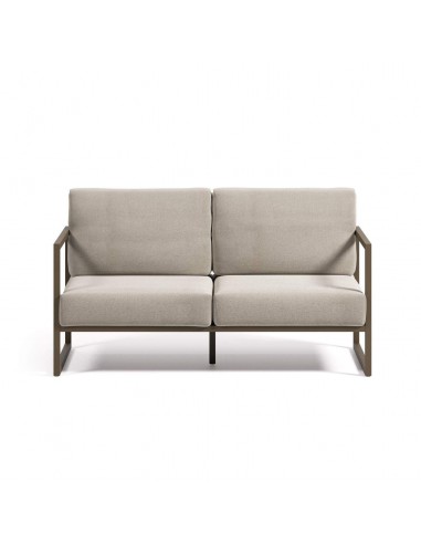 Sofá exterior Comova 150 cm, 2 plazas gris...