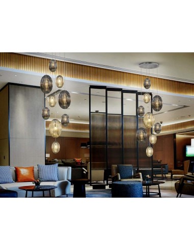 SCHULLER LAMPARA COLGANTE OVILA CON RECEPTOR...