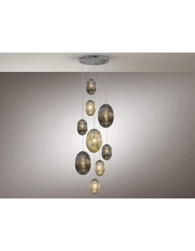 SCHULLER LAMPARA COLGANTE COM RECEPTOR OVILA 9L...