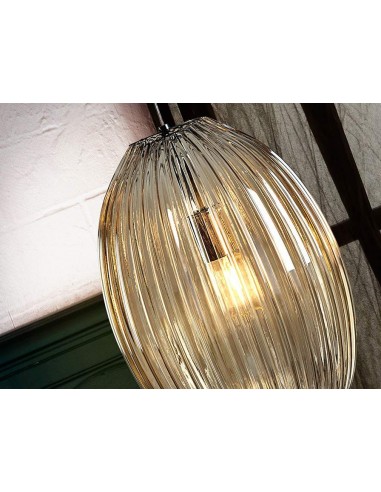 SCHULLER LAMPARA COLGANTE OVILA 1L. COÑAC 30 cm.