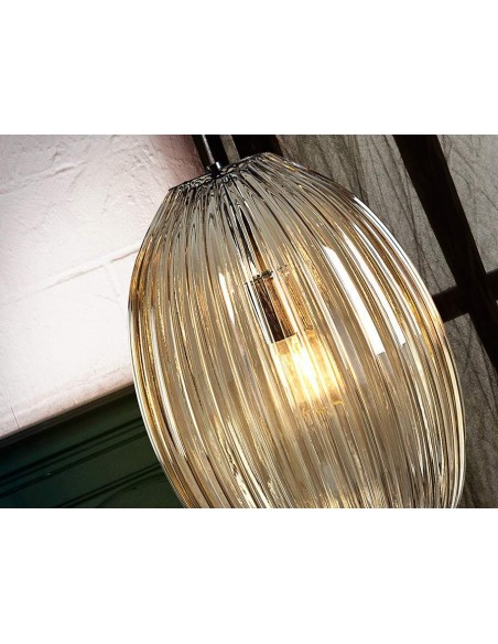 SCHULLER LAMPARA COLGANTE OVILA 1L. COÑAC 30 cm.