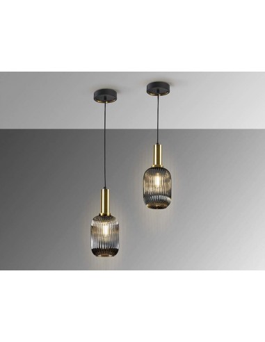 SCHULLER LAMPARA DE TECHO NORMA 1L. GRIS SMOKE.