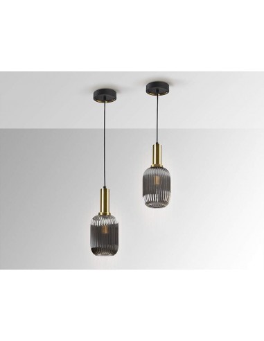 SCHULLER LAMPARA DE TECHO NORMA 1L. GRIS SMOKE.