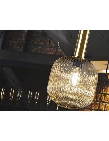 LÂMPADA DE TETO SCHULLER NORM 1L ÂMBAR.