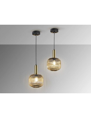 LÂMPADA DE TETO SCHULLER NORM 1L ÂMBAR.