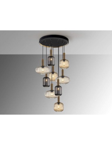 SCHULLER LAMPARA DE TECHO NORMA 9 LUCES CON...