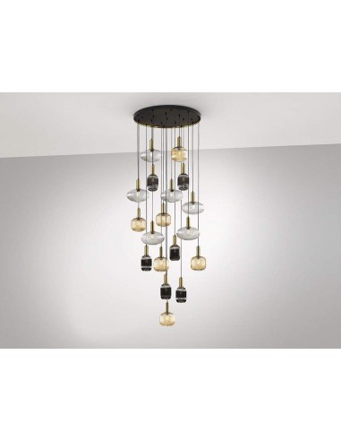 SCHULLER LAMPARA DE TECHO NORMA 18 LUCES CON...