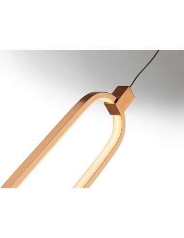 SCHULLER LAMPARA DE TECHO COLETTE 1L. ORO ROSA.