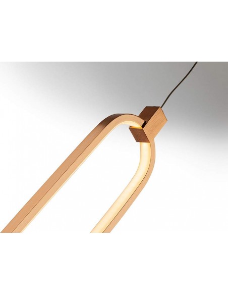 SCHULLER LAMPARA DE TECHO COLETTE 1L. ORO ROSA.