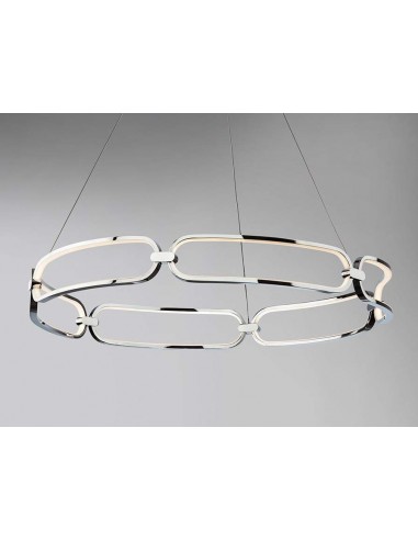 SCHULLER LÂMPADA DE TETO COLETTE 80 CM. CROMADA.