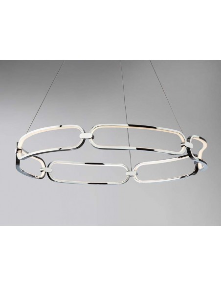 SCHULLER LÂMPADA DE TETO COLETTE 80 CM. CROMADA.