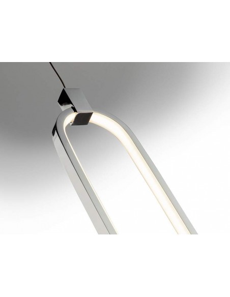 SCHULLER LÂMPADA DE TETO COLETTE 1L. CROMADA.