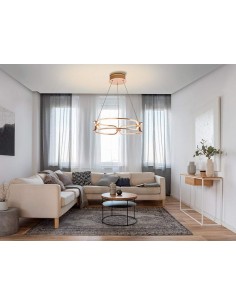 SCHULLER LAMPARA DE TECHO COLETTE 47 CM. ORO ROSA.