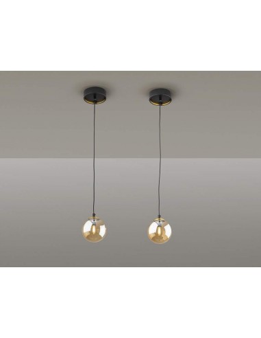 SCHULLER LÂMPADA DE TETO Dark 12, 1 LUZ. PRETO...