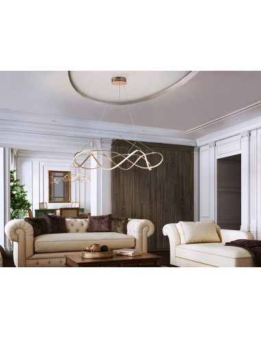 SCHULLER LÁMPARA LED DE TECHO MOLLY 110cm. ORO...