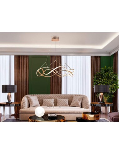 SCHULLER LÁMPARA LED DE TECHO MOLLY 80 cm. ORO...