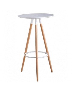 Mesa alta OTILIO 60cm, design nórdico