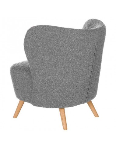 Poltrona JAIPUR em tecido de Ovelhinha cinzento...