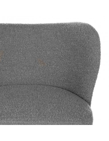 Poltrona JAIPUR em tecido de Ovelhinha cinzento...
