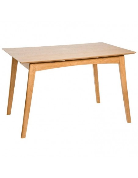 Mesa de cozinha dobrável TORI 120x50 (75) cm. Chapa de carvalho e pernas de madeira.