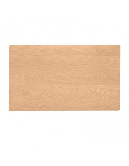 Mesa cocina abatible TORI 120x50 (75) cm. Chapa roble y patas madera.