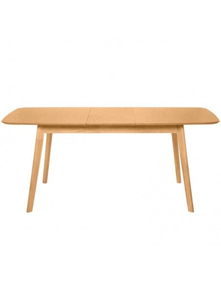 Mesa KENNA extensible 140(180) x 90 cm. Chapa roble y patas de madera.