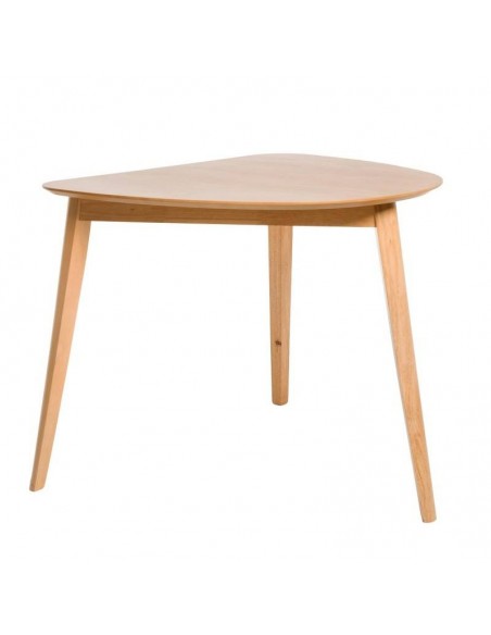 Mesa de cocina angular MORGAN 90 x 80 cm. Chapada roble.