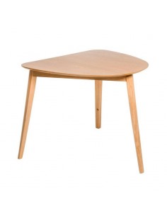 Mesa de cocina angular MORGAN 90 x 80 cm. Chapada roble.