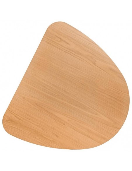 Mesa de cocina angular MORGAN 90 x 80 cm. Chapada roble.