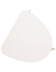 Mesa de cocina angular MORGAN 90 x 80 cm. Lacada blanco y... 2