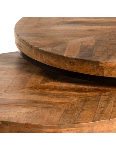 Conjunto de mesa de centro FARLAN. Tampo em...