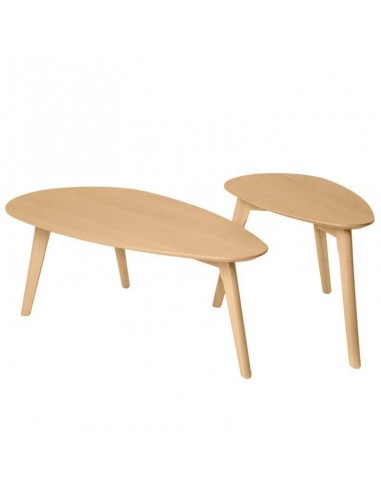 Conjunto de mesa de centro CONRAD, chapa de...