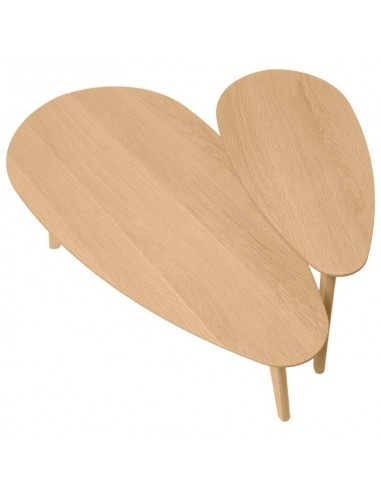 Conjunto de mesa de centro CONRAD, chapa de...