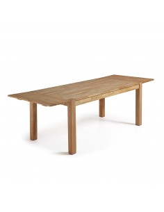 Mesa extensible ISBEL 140 (220) x 90, madera maciza de... 2