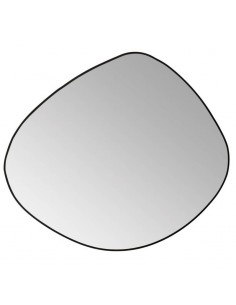 Espelho designer EATON 67 x 60, moldura em MDF preto.