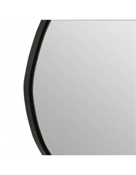 Espelho designer EATON 67 x 60, moldura em MDF preto.