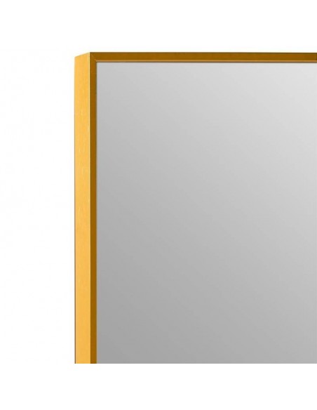 Espejo MICHIGAN 160 x 60 cm, marco aluminio en dorado.