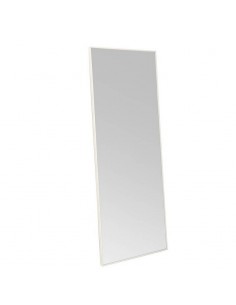 Espejo MICHIGAN 160 x60 cm, marco aluminio en blanco.