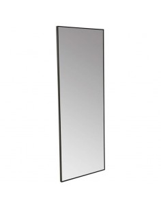 Espelho MICHIGAN 160x60 cm, moldura alumínio preto.