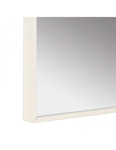 Espelho HARVARD 70 x 90 cm, moldura em alumínio branco.