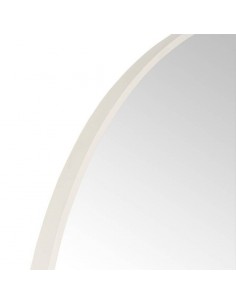 Espelho redondo PADUA 90 cm, moldura em aluminio branco. 2