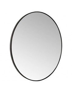 Espejo redondo PADUA 90 cm, marco en aluminio negro. 2