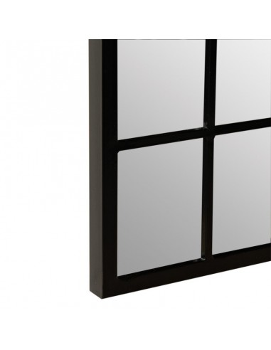 Espejo TUCSON 100 x 70 cm, marco metal en negro.