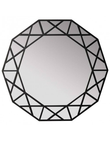 Espelho redondo PASADENA 80 cm, moldura em...