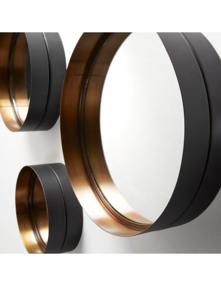 Espelhos de WILSON conjunto 3 Gold Metal