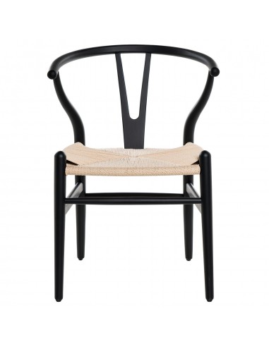 Silla ADA, MADERA haya lacada negro y asiento...