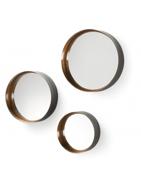 Espelhos de WILSON conjunto 3 Gold Metal